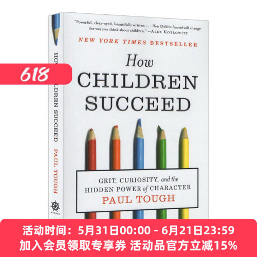 性格的力量 英文原版 How Children Succeed 纽约时报畅销书 英文版 进口英语原版书籍