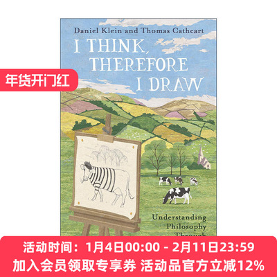 英文原版 I Think Therefore I Draw 我思故我画 通过漫画理解哲学思想 英文版 进口英语原版书籍