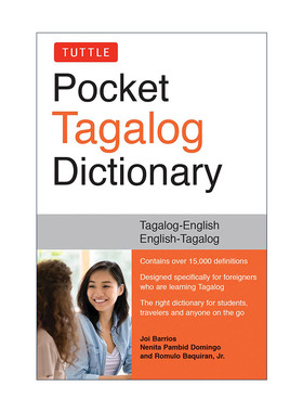 原版 Tuttle Pocket Tagalog Dictionary 菲律宾语-英语双解袖珍词典 进口原版书籍