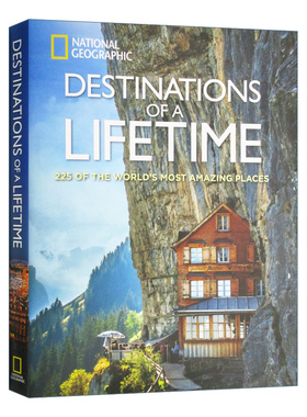 华研原版 一生必去的目的地 225个世界上最令人惊叹的地方 英文原版 Destinations of a Lifetime 英文版 进口英语书籍