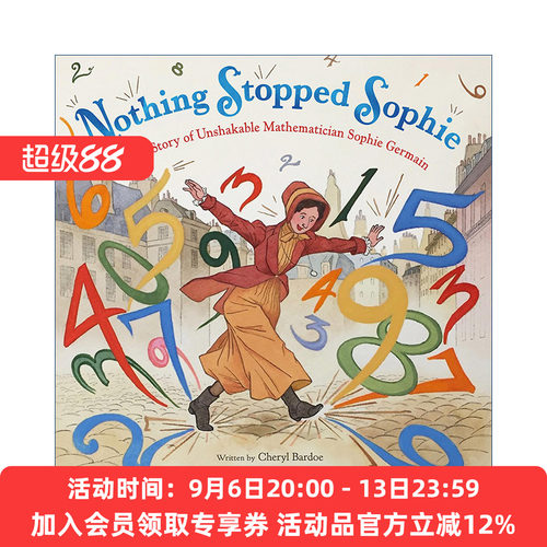 英文原版 Nothing Stopped Sophie 没有什么能阻挡索菲 永不言弃的数学家的故事 精装绘本 英文版 进口英语原版书籍