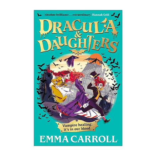英文原版 Dracula & Daughters 德古拉与女儿们 儿童哥特式奇幻冒险小说 Emma Carroll 幽默对话 女性互助成长 进口英语原版书籍