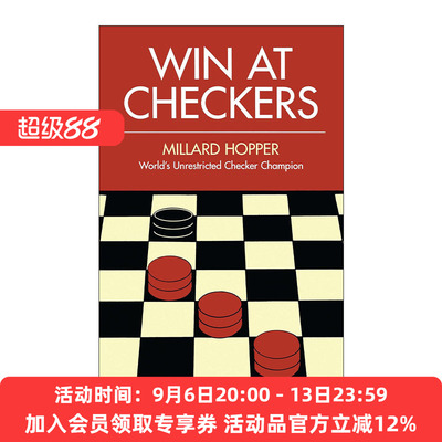 英文原版 Win at Checkers 跳棋获胜指南 Millard Hopper 英文版 进口英语原版书籍