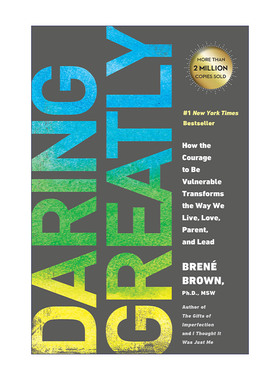 脆弱的力量  英文原版 Daring Greatly 活出感性 直面脆弱 拥抱不完美的自己 Brene Brown 精装 英文版 进口英语原版书籍