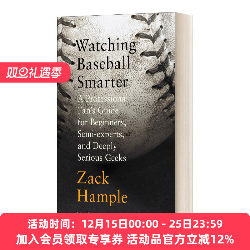 英文原版 Watching Baseball Smarter 更聪明地看棒球 英文版 进口英语原版书籍