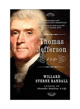 英文原版 Thomas Jefferson 托马斯·杰斐逊传 佛蒙特大学历史教授Willard S.Randall 英文版 进口英语原版书籍