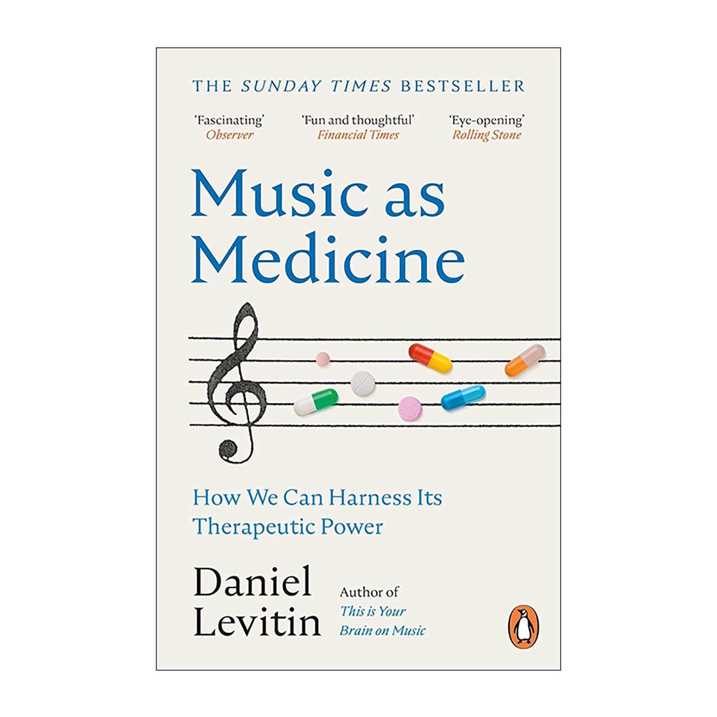 英文原版 Music as Medicine 音乐作为处方 音乐辅助治疗 丹尼尔·列维汀新作 英文版 进口英语原版书籍