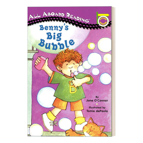 汪培珽一阶 英文原版 Benny's Big Bubble All Aboard Reading系列 英文版 进口英语原版书籍
