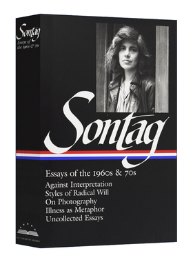 英文原版 Susan Sontag Essays of the 1960s & 70s (LOA #246) 苏珊·桑塔格 20世纪60年代和70年代的散文 精装  进口英语原版