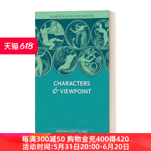 英文原版 Characters Scott 人物与视角 星云奖得主Orson 要素 Viewpoint 写作技巧指南 雨果奖 and 小说创作 语言学 Card进口书