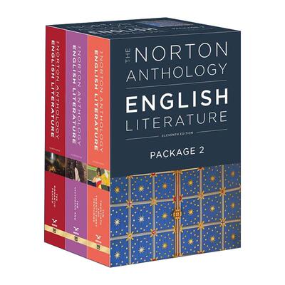英文原版 诺顿英国文学精选集 第11版 3册套装2 The Norton Anthology of English Literature 从浪漫主义时期到二十一世纪 英文版