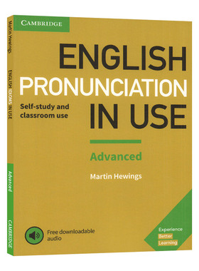 英文原版 English Pronunciation in Use Advanced 剑桥高级英语发音 含音频和答案 精装 英文版 进口英语原版书籍
