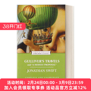 英文原版小说 Gulliver's Travels and A Modest Proposal  格列佛游记 Enriched Classics系列 英文版 进口英语原版书籍