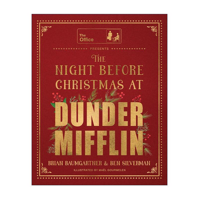 英文原版 The Night Before Christmas at Dunder Mifflin 邓德米弗林的圣诞前夜 精装 办公室 影视版经典故事 进口英语原版书籍