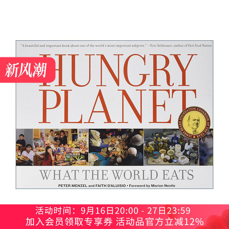 英文原版 Hungry Planet 饥饿的星球 世界各地饮食文化摄影艺术图册 Peter Menzel 精装 英文版 进口英语原版书籍
