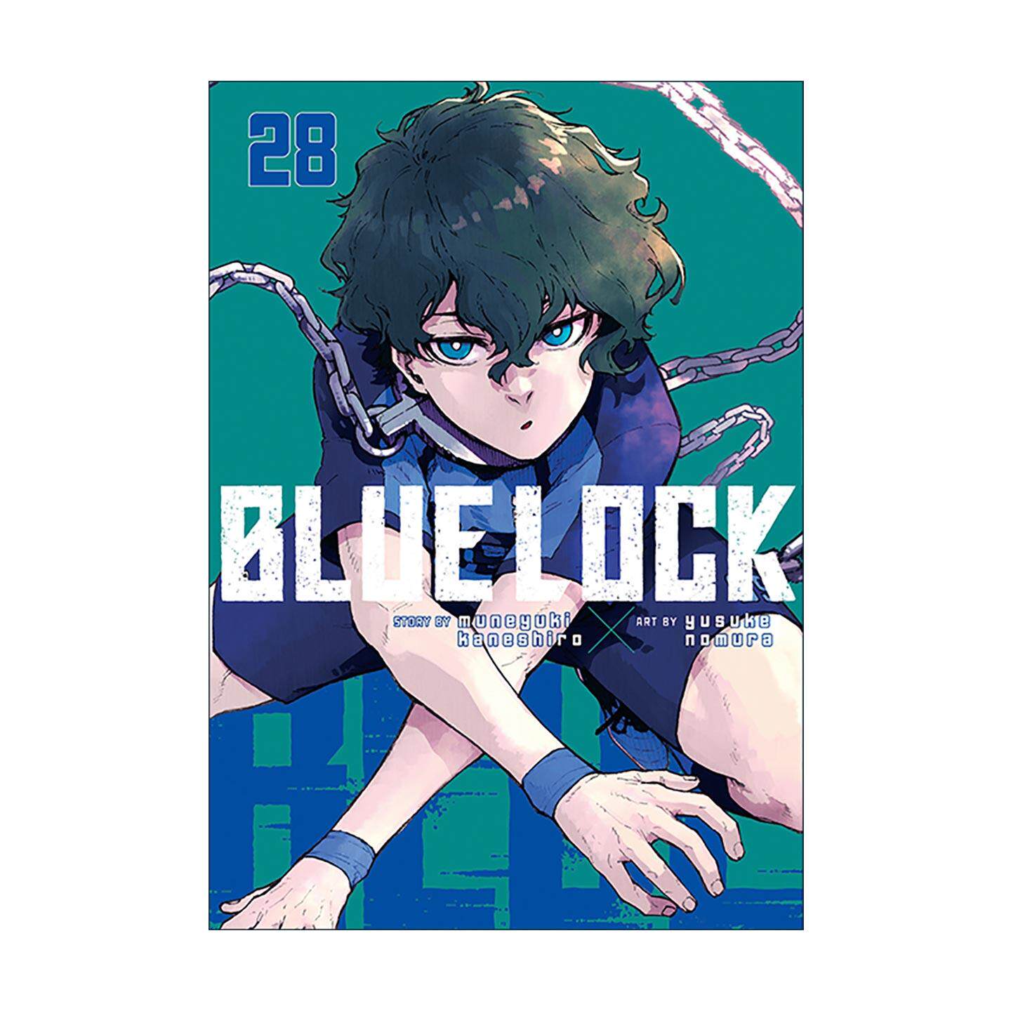 英文原版 Blue Lock 28 蓝色监狱系列28 同名日本动漫 足球体育漫画 野村优介 英文版 进口英语原版书籍
