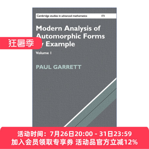 自守形式的现代案例分析  英文原版 Modern Analysis of Automorphic Forms By Example 卷一 剑桥高等数学研究系列 精装 进口书籍