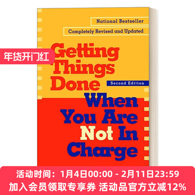 英文原版 Getting Things Done When You Are Not in Charge Second Edition 在你不负责的时候把事情做好 第二版 励志 成功