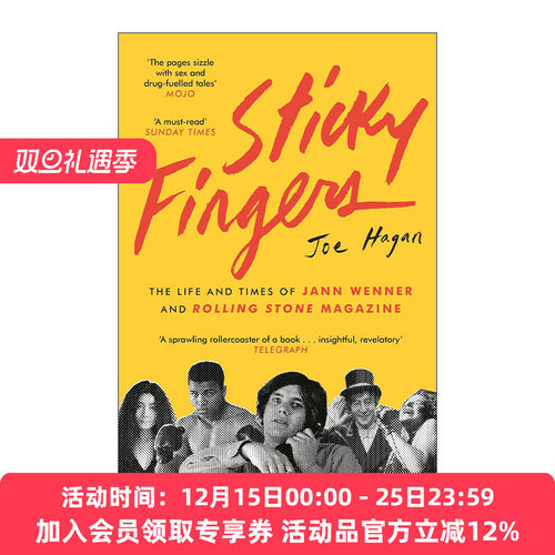 英文原版 Sticky Fingers 粘手指 詹恩·温纳和滚石杂志的故事 英文版 进口英语原版书籍