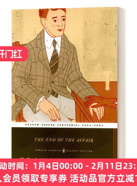 英文原版 The End of the Affair 恋情的终结 毛边版 格雷厄姆格林 Penguin Classics Deluxe Edition 英文版 进口英语原版书籍