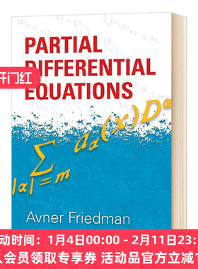 华研原版 偏微分方程 英文原版 Partial Differential Equations 数学科普书籍 Avner Friedman 英文版进口英语书