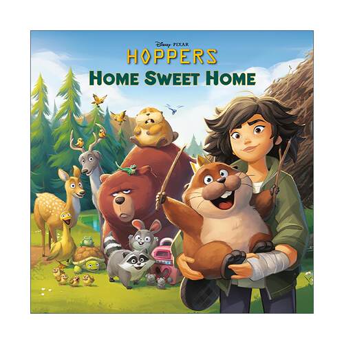 英文原版 Home Sweet Home Disney Pixar Hoppers 甜蜜之家 迪士尼 皮克斯 河狸变身计划 同名电影改编 儿童绘本 进口英语原版书籍