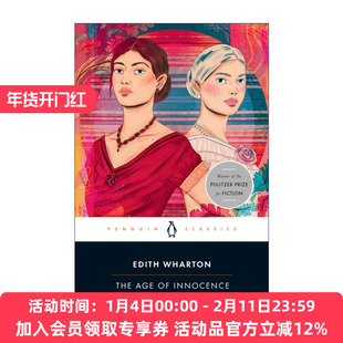 英文原版 The Age of Innocence 纯真年代 伊迪丝·华顿 企鹅黑经典 英文版 进口英语原版书籍