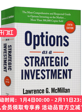 期权投资策略 精装 英文原版 Options as a Strategic Investment 英文版 进口英语原版书籍