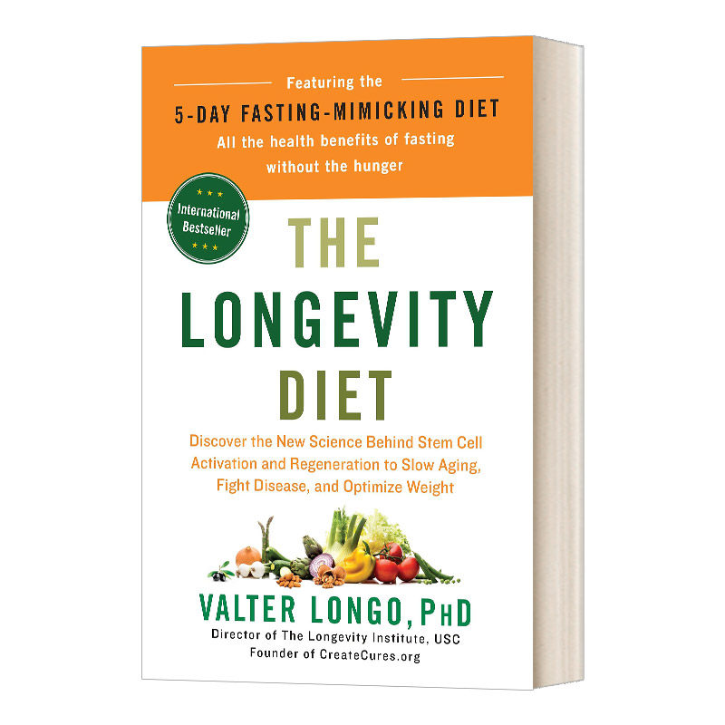 长寿食谱 英文原版 The Longevity Diet 精装 英文版 进口英语原版书籍