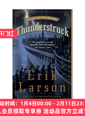 英文原版 Thunderstruck 雷击 历史传记 白城恶魔作者Erik Larson 英文版 进口英语原版书籍