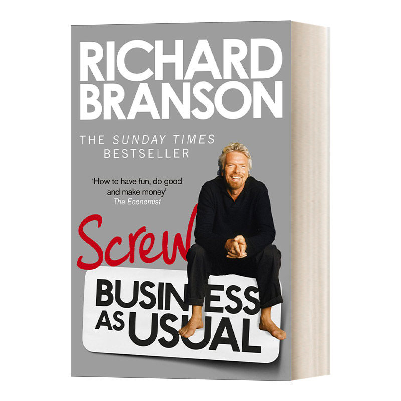 当行善统治商业 英文原版 Screw Business as Usual 理查德.布兰森 英文版 进口英语原版书籍