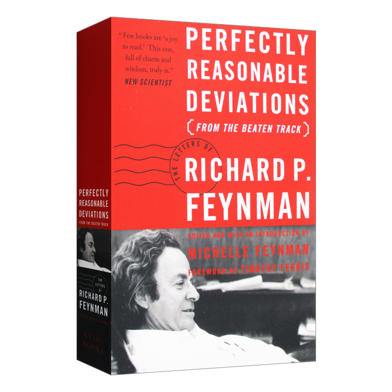 英文原版 Perfectly Reasonable Deviations from the Beaten Track 费曼手札 不休止的鼓声 理查德 费曼 英文版 进口英语原版书籍