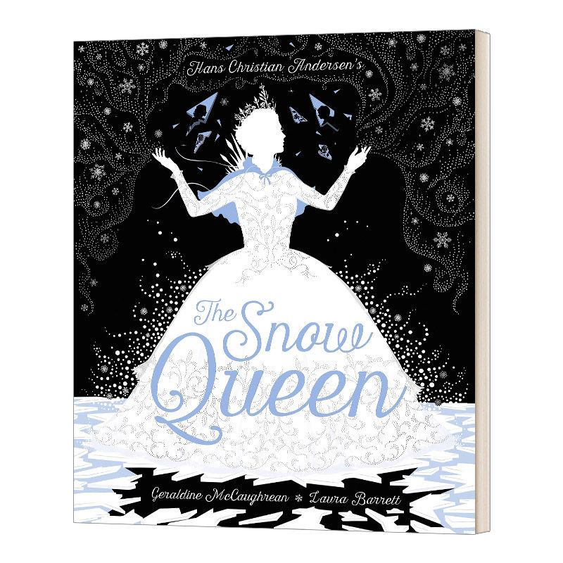 英文原版 the snow queen 冰雪女王 剪影插图版 英文版 进口英语原版