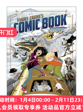 英文原版 Viminy Crowe's Comic Book 维明·克劳的漫画书 儿童搞笑冒险图像小说 谜案女王系列作者Marthe Jocelyn 进口英语书籍