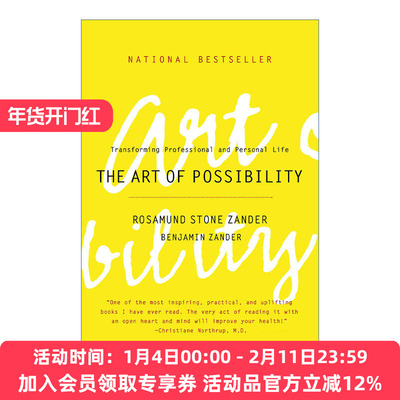 英文原版 The Art of Possibility A级人生 打破常规发挥潜能的12堂课 Rosamund Stone Zander 英文版 进口英语原版书籍