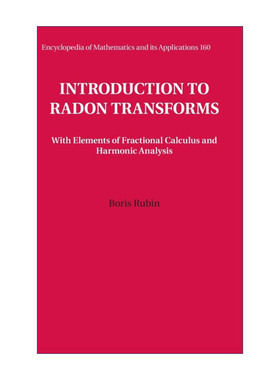 现货 变换导论  英文原版 Introduction to Radon Transforms Radon 剑桥数学百科及应用系列 精装 英文版 进口英语原版书籍