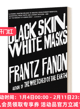 英文原版 Black Skin White Masks 黑皮肤 白面具 英文版 法农 Frantz Fanon 进口英语原版书籍