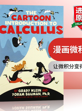 漫画微积分 英文原版教材 The Cartoon Introduction to Calculus 一本漫画读懂微积分 数学 高等数学 英文版 进口原版英语书籍