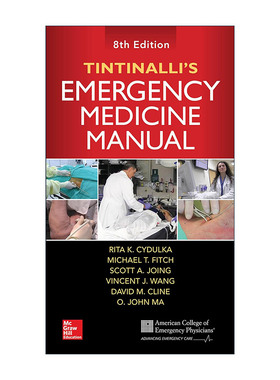 英文原版 Tintinalli's Emergency Medicine Manual 临床急诊规范诊疗标准手册 第8版 美国国家科学院医学研究所院士Judith