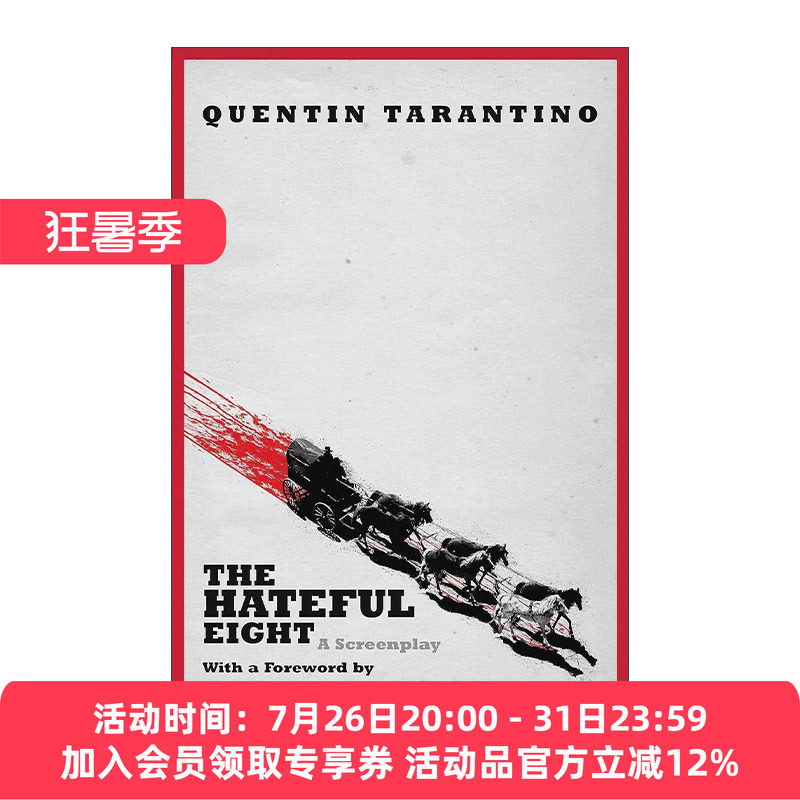 英文原版 The Hateful Eight 八恶人电影剧本 昆汀·塔伦蒂诺 英文版 进口英语原版书籍
