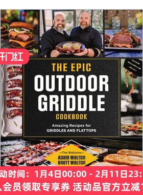 户外干锅和平底锅的绝妙食谱  英文原版 The Epic Outdoor Griddle Cookbook 英文版 进口英语原版书籍