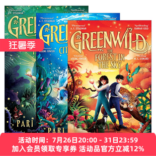 英文原版 Greenwild 格林威尔德系列3册 儿童奇幻小说 海之城 空中森林 门后的世界 英文版 进口英语原版书籍