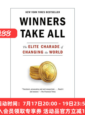 英文原版 Winners Take All 贏家全拿 史上划算的交易 以慈善夺取世界的假面精英 Anand Giridharadas 英文版 进口英语原版书籍