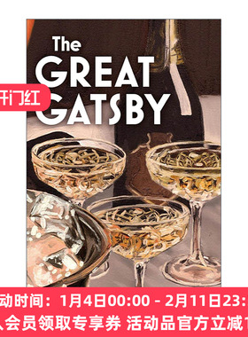 英文原版 The Great Gatsby Illustrated Edition 了不起的盖茨比 精装插画版 伦敦插画师Alice Tye 英文版 进口英语原版书籍