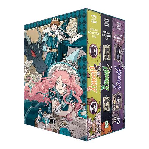 英文原版 Hooky 3 book box set 双胞胎兄妹的奇幻冒险三册盒装 全彩漫画 英文版 进口英语原版书籍