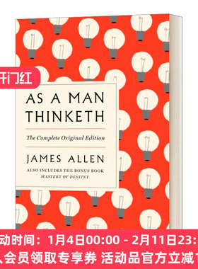 做你想做的人 英文原版 As A Man Thinketh The Complete Ori 詹姆斯·艾伦 英文版 进口英语原版书籍