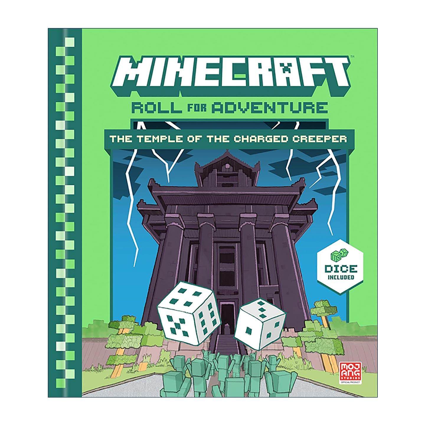 英文原版 Minecraft Roll for Adventure 我的世界 掷骰子冒险 闪电苦力怕神庙 角色扮演游戏活动书 精装 Matt Forbeck 英文版