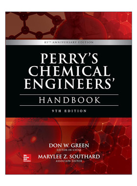 英文原版 Perry's Chemical Engineers' Handbook 佩里化学工程师手册 精装第9版 英文版 进口英语原版书籍