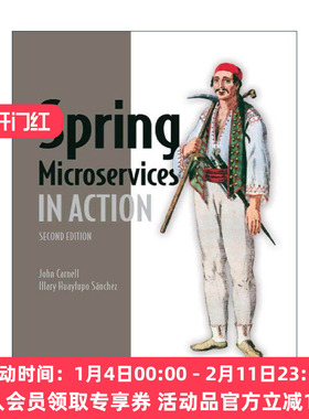 英文原版 Microservices in Action 微服务实战 英文版 进口英语原版书籍