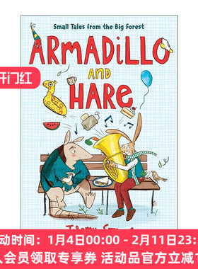 英文原版 Armadillo and Hare 如何与朋友相处 精装图画书 英文版 进口英语原版书籍